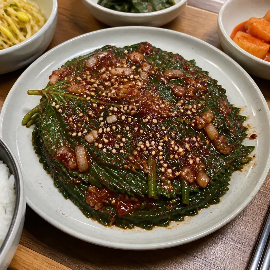 초보도 쉬운 깻잎찜, 10분이면 완성