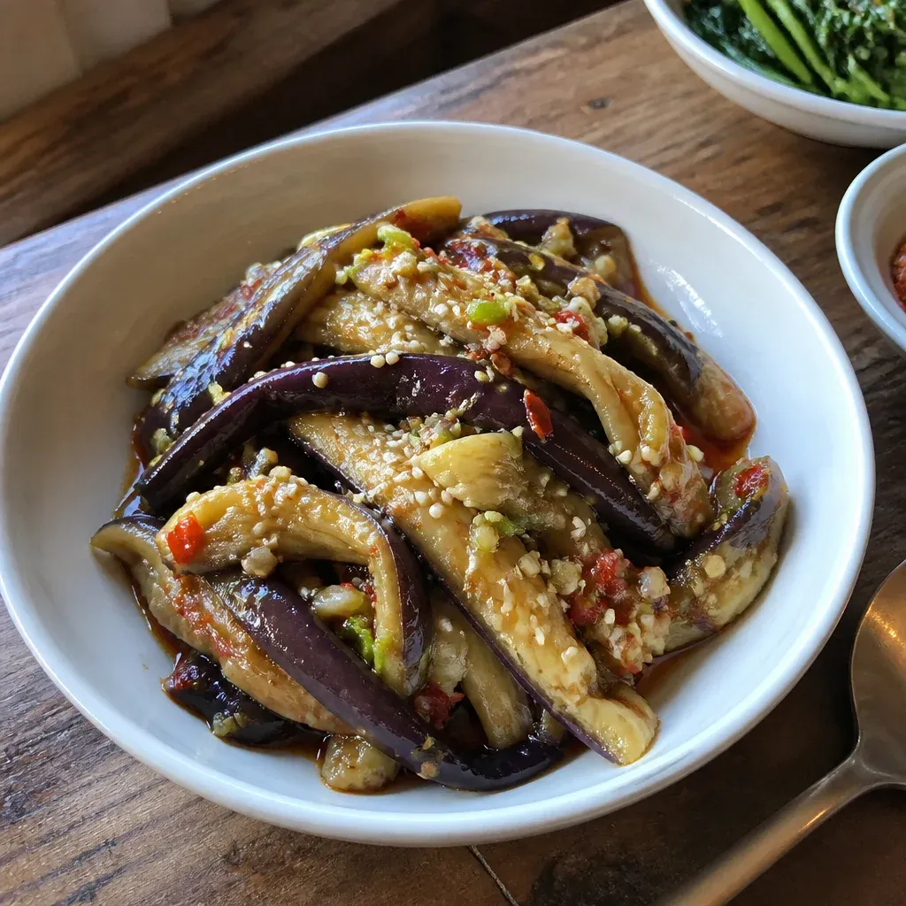 부드럽고 감칠맛 나는 가지나물무침, 여름 집밥 반찬