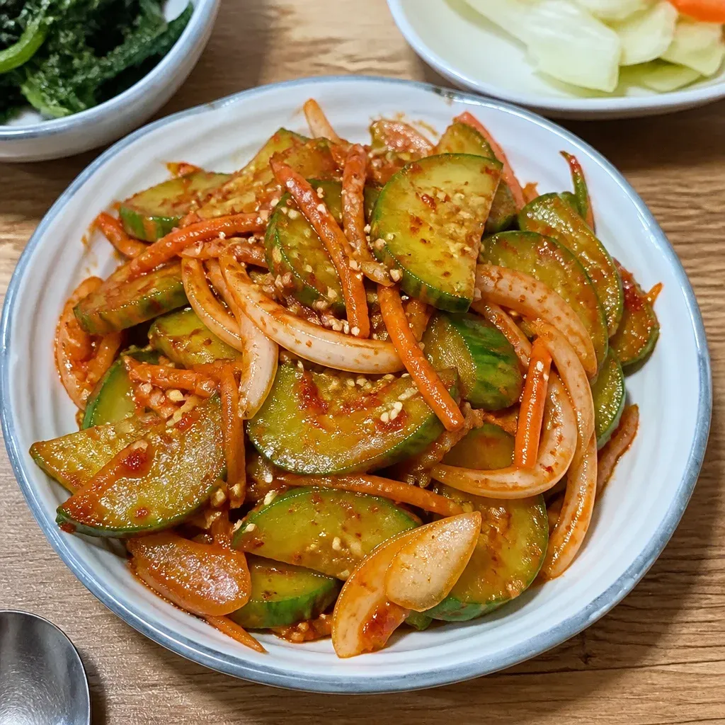 간단한 바로무쳐 바로 먹는 오이무침