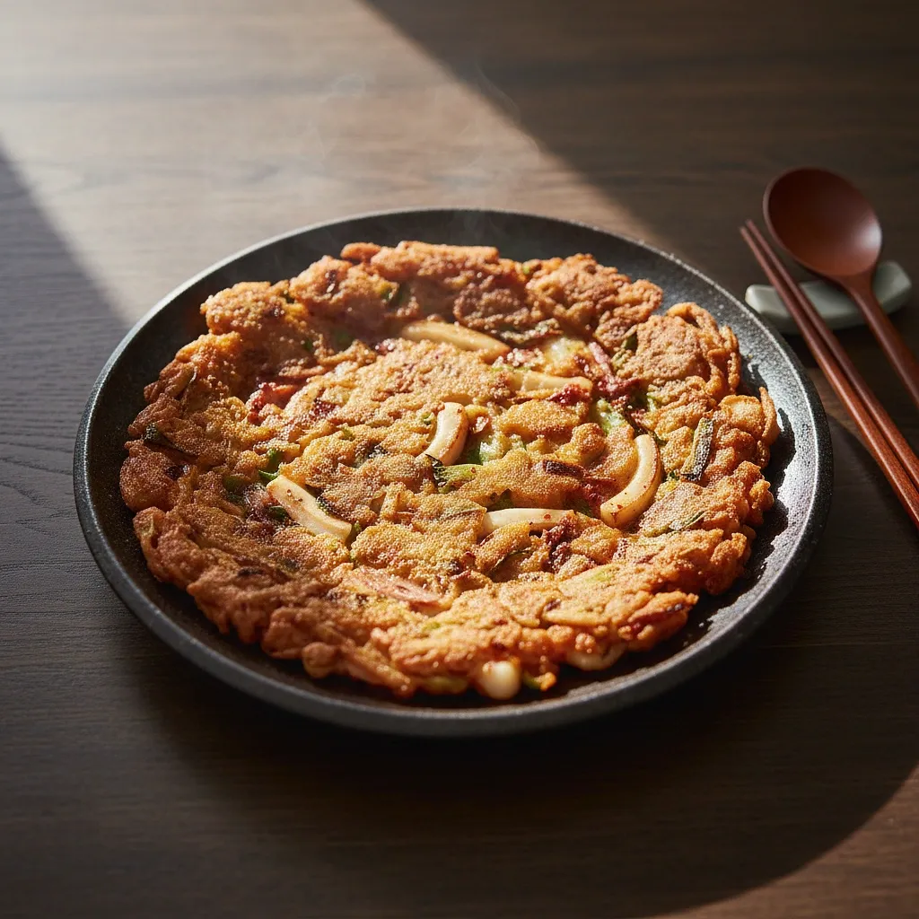 오징어 김치부침개