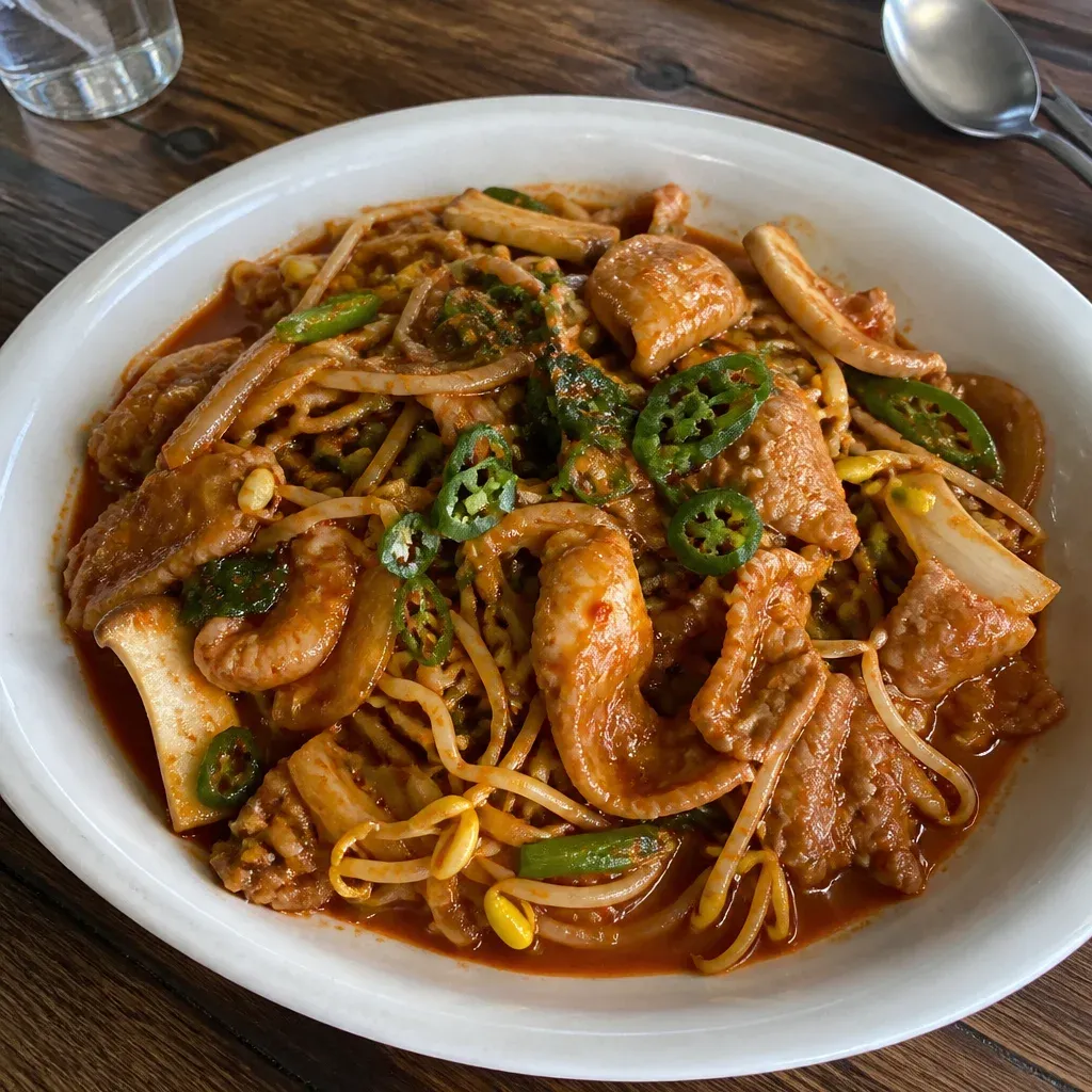 깻잎 콩나물불고기