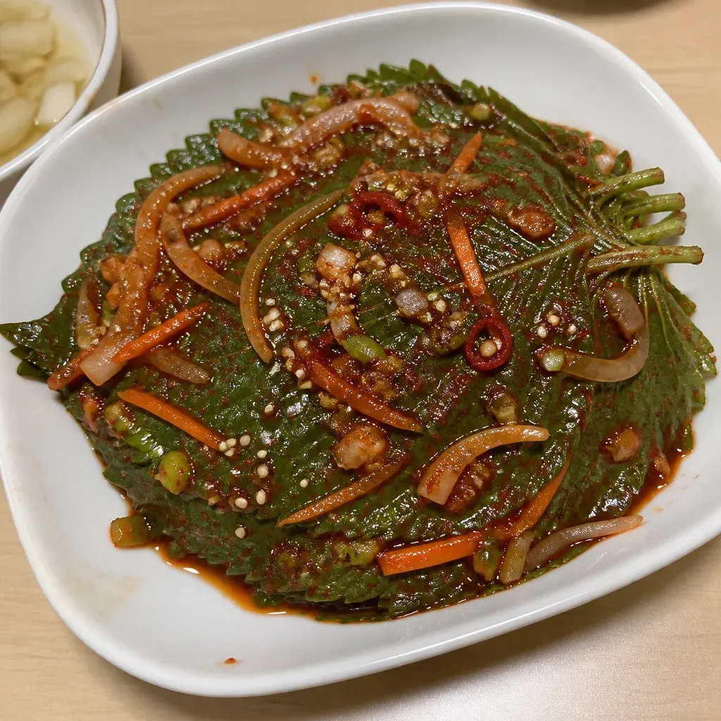 든든한 집밥 깻잎김치 (깻잎 100장)