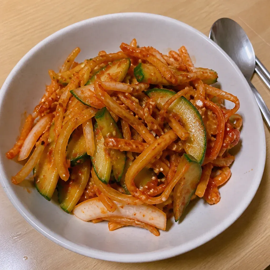 진미채오이무침, 새콤달콤 밑반찬