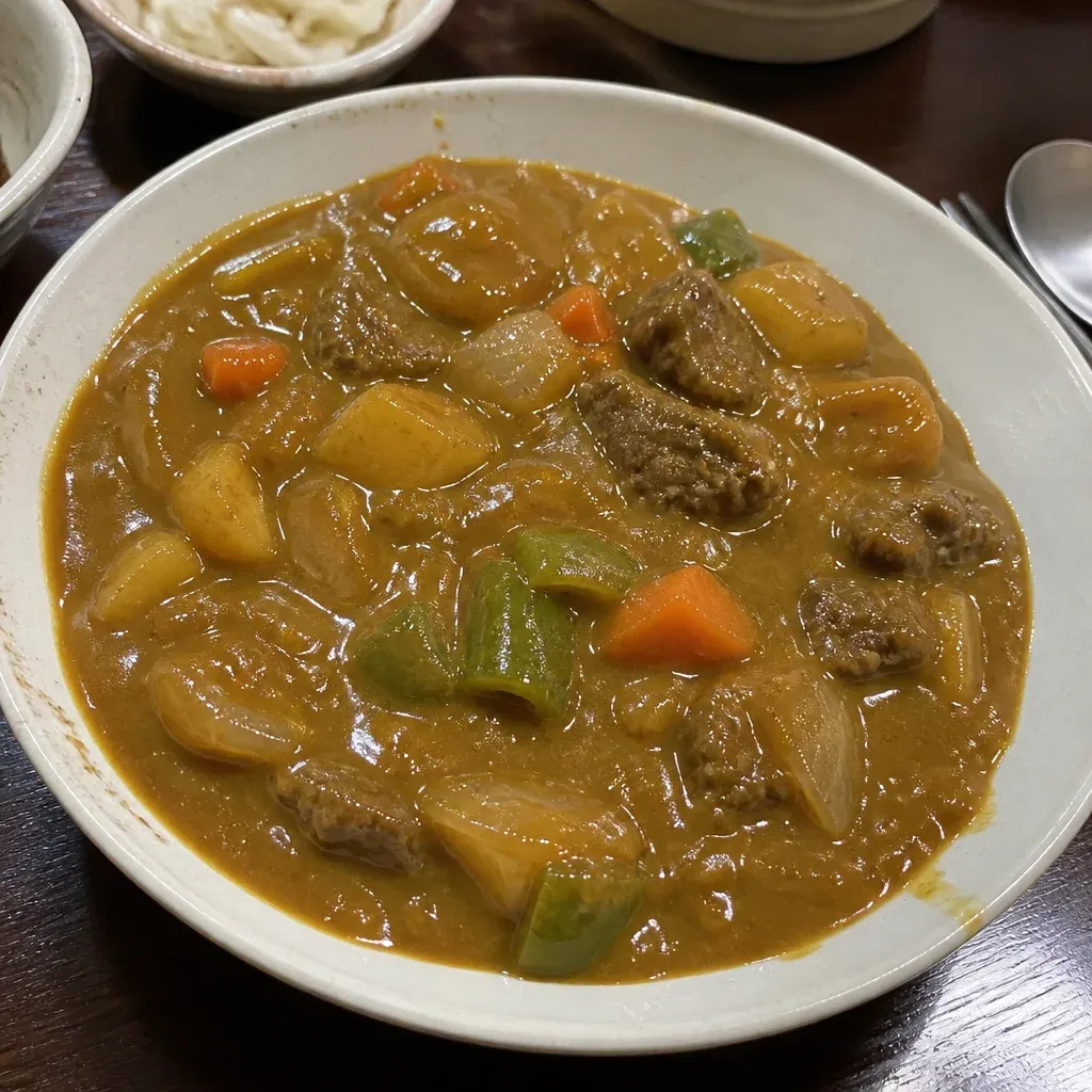 깔끔한 일본식 카레 만들기 (고체카레, 토마토)