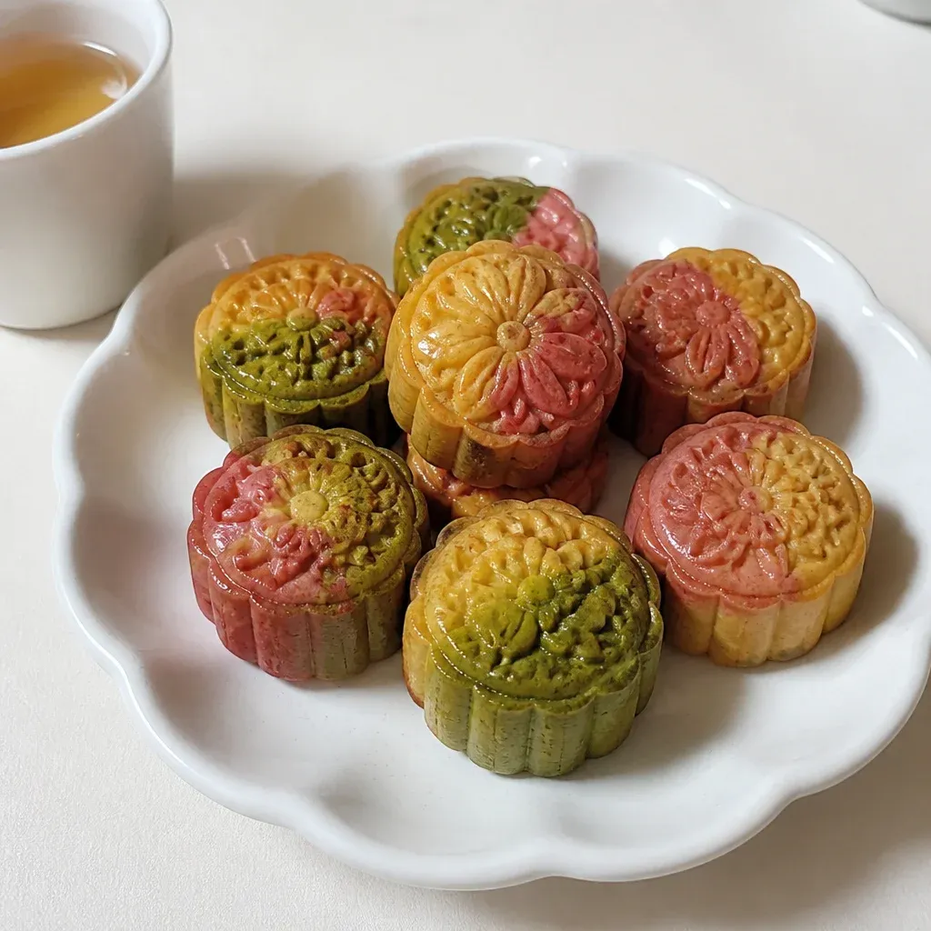삼색 월병