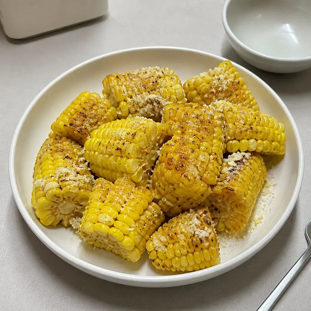 일상의 옥수수 버터구이