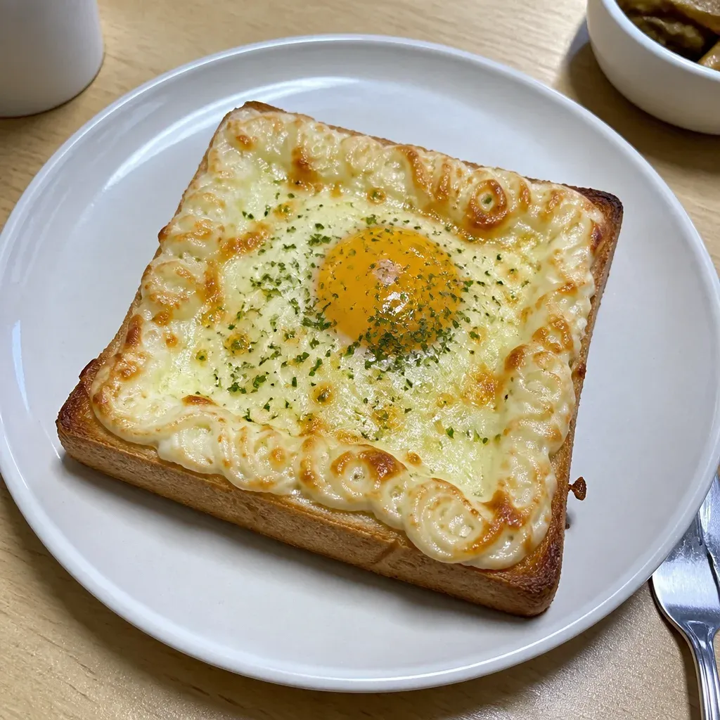 옥수수와 치즈 계란 마약토스트