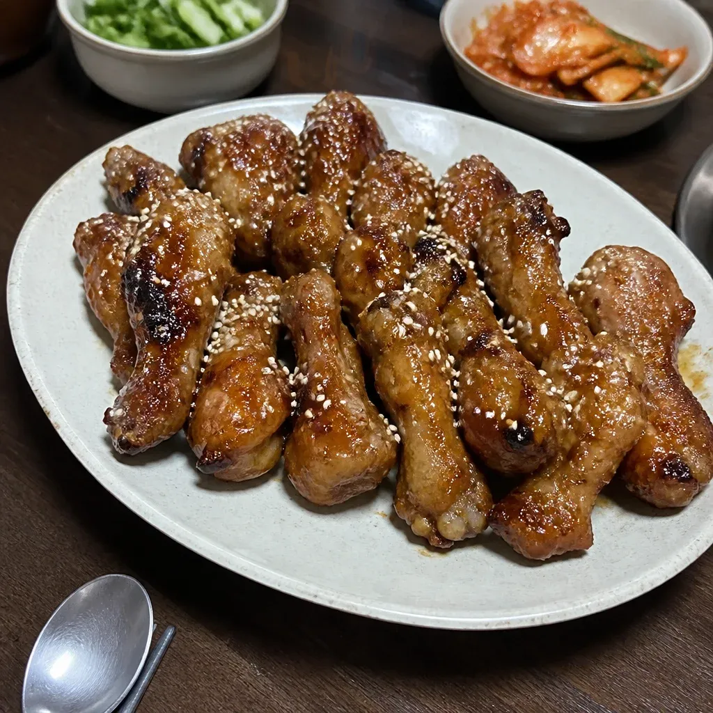 일상의 데리야끼 닭다리구이