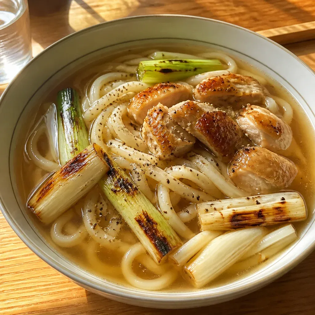 닭고기 & 파 우동 with 교쿠로 감칠맛 다시