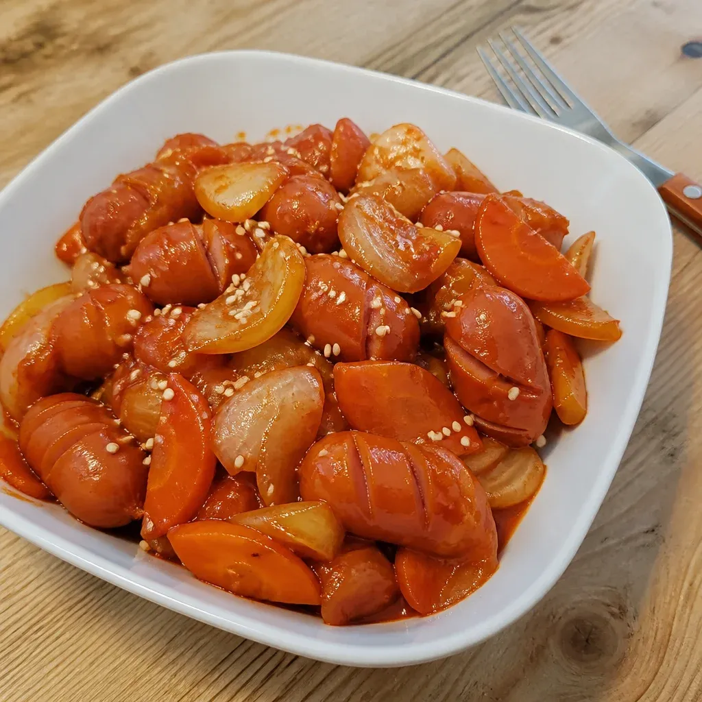 파프리카 소세지볶음