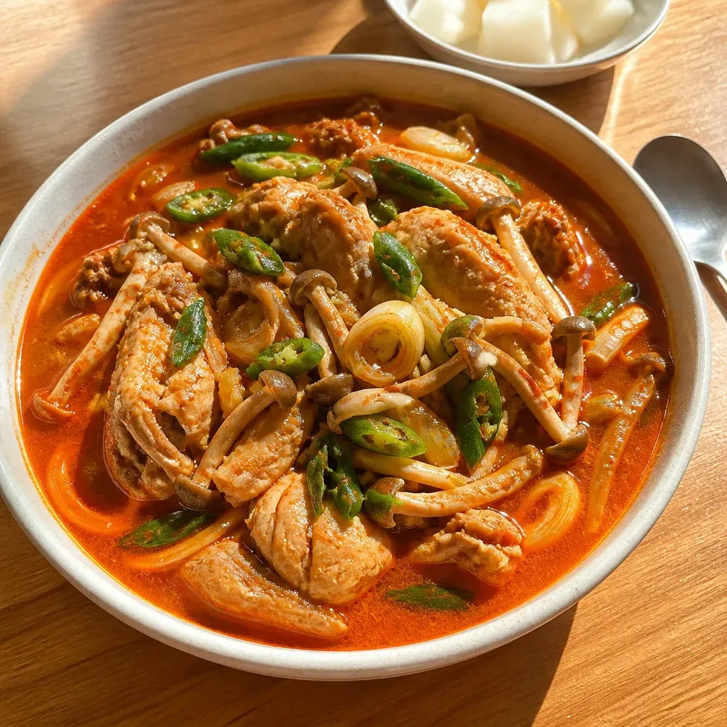 얼큰 깻잎 닭매운탕