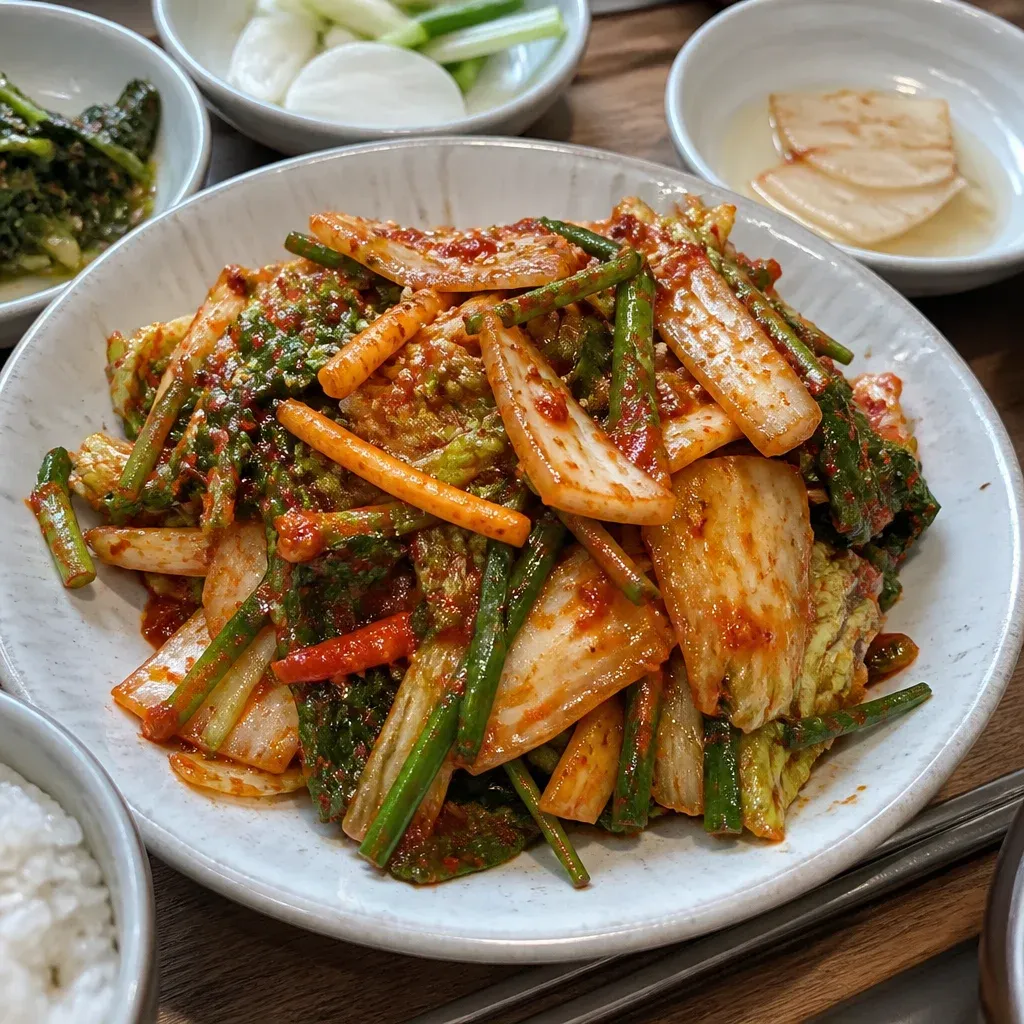 얼갈이배추겉절이